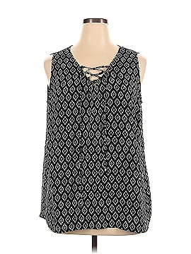 Terra & Sky Sleeveless Blouse (view 1)