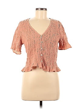 American Eagle Outfitters Short Sleeve Blouse (view 1)