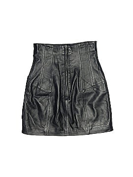 H&M Faux Leather Skirt (view 2)