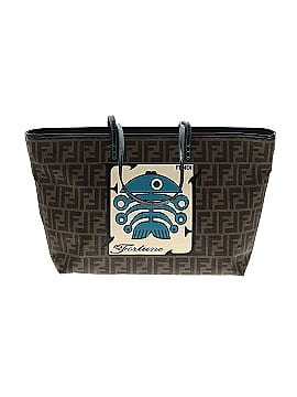 Fendi Tobacco Zucca Print Spalmati Tote (view 1)