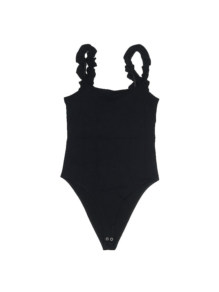 Pre-owned Forever 21 Bodysuit In Black
