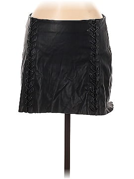 Trafaluc by Zara Faux Leather Skirt (view 1)