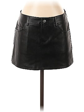 Edikted Faux Leather Skirt (view 1)