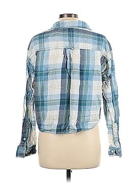 American Eagle Outfitters Long Sleeve Button-Down Shirt (view 2)