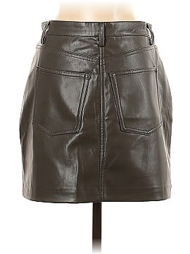 TRUTH BY REPUBLIC Faux Leather Skirt (view 2)