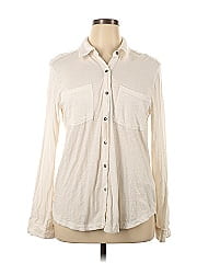 Maeve By Anthropologie Long Sleeve Button Down Shirt