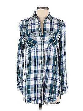 Express Long Sleeve Button-Down Shirt (view 1)