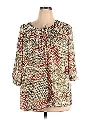 Alfred Dunner 3/4 Sleeve Blouse