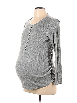 Old Navy - Maternity Long Sleeve Henley (view 1)