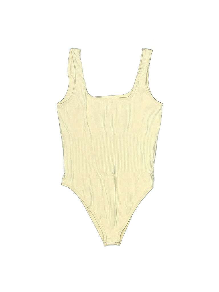 Pre-owned Oqq Bodysuit In Yellow