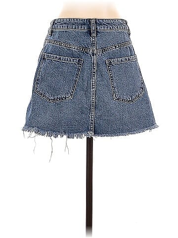 We the Free Denim Skirt (view 2)