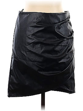 Shein Faux Leather Skirt (view 1)