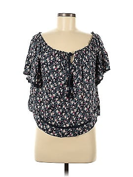 American Eagle Outfitters Short Sleeve Blouse (view 1)