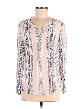 Nic + Zoe Long Sleeve Silk Top (view 1)