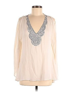 BCBGMAXAZRIA Sleeveless Silk Top (view 1)