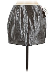 Open Edit Faux Leather Skirt