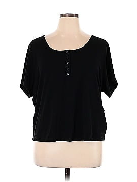 Torrid Short Sleeve Henley (view 1)