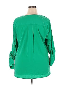Lane Bryant Outlet 3/4 Sleeve Blouse (view 2)