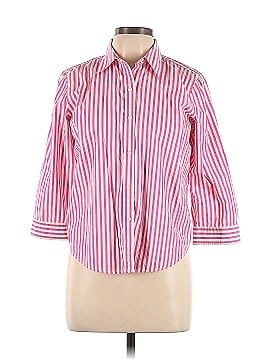 Chaps 3/4 Sleeve Button-Down Shirt (view 1)