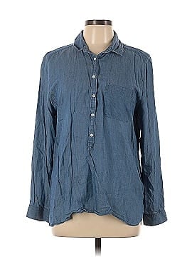 Ann Taylor LOFT Long Sleeve Button-Down Shirt (view 1)