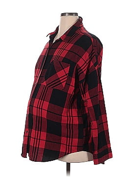 Old Navy - Maternity Long Sleeve Button-Down Shirt (view 1)