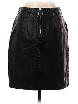 Noisy May Faux Leather Skirt (view 2)