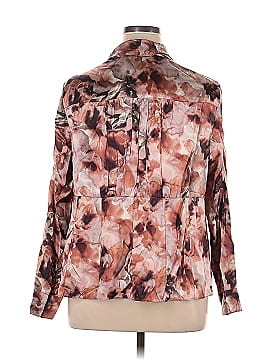 Jones New York Collection Long Sleeve Silk Top (view 2)