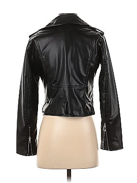 Zara Faux Leather Jacket (view 2)