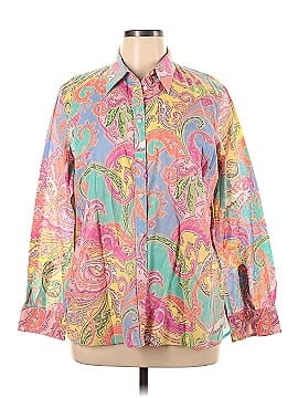 Lauren by Ralph Lauren Long Sleeve Button-Down Shirt (view 1)