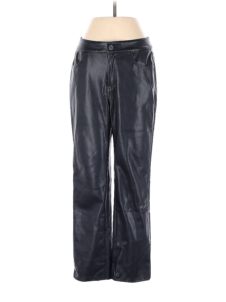 Click to view more detailed imagery on our partner's website Pre-owned Sanctuary Faux Leather Pants In Blue