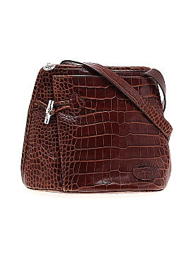 Longchamp Vintage Roseau Croc-Embossed Leather Crossbody Bag (view 1)