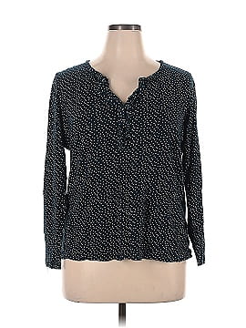 Ann Taylor LOFT Long Sleeve Henley (view 1)