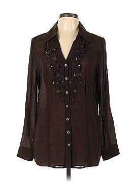 Christopher & Banks Long Sleeve Button-Down Shirt (view 1)