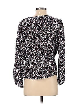 Madewell Long Sleeve Silk Top (view 2)