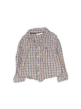 The Little White Company Long Sleeve Button-Down Shirt (view 1)