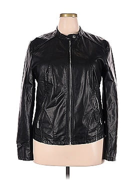 Kenneth Cole REACTION Faux Leather Jacket (view 1)