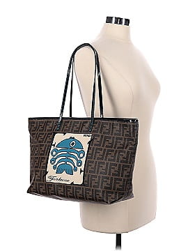 Fendi Tobacco Zucca Print Spalmati Tote (view 2)