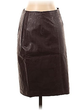 Ann Taylor Faux Leather Skirt (view 1)