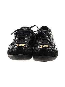Christian Dior Vintage Woven Leather Sneakers (view 2)