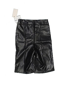 Good American Faux Leather Shorts (view 2)