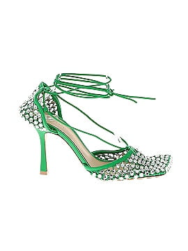 Bottega Veneta Sparkle Stretch High-Heel Sandals (view 1)