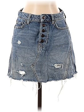 We the Free Denim Skirt (view 1)