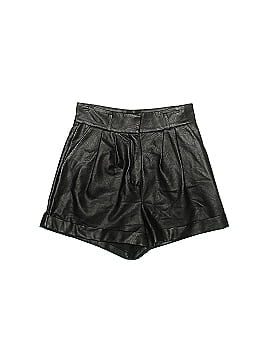 Topshop Faux Leather Shorts (view 1)