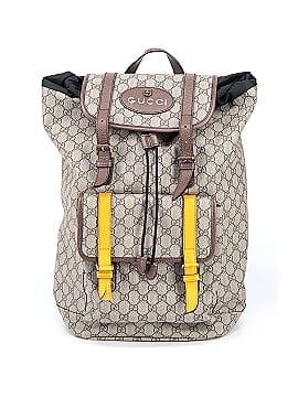 Gucci Supreme Monogram GG Neo Vintage Double Buckle Backpack (view 1)