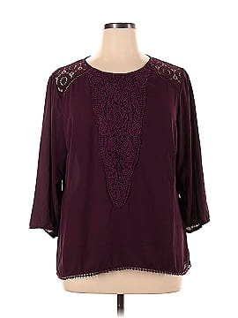 Maurices 3/4 Sleeve Blouse (view 1)