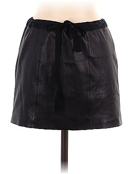 Payne Faux Leather Skirt (view 1)