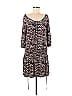 Casting Tweed Chevron-herringbone Argyle Gray Casual Dress Size Med (2 or M) - photo 1