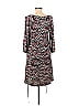 Casting Tweed Chevron-herringbone Argyle Gray Casual Dress Size Med (2 or M) - photo 2