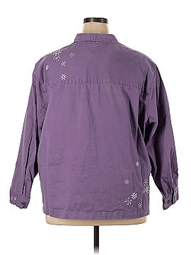 Cj Banks Long Sleeve Button-Down Shirt (view 2)