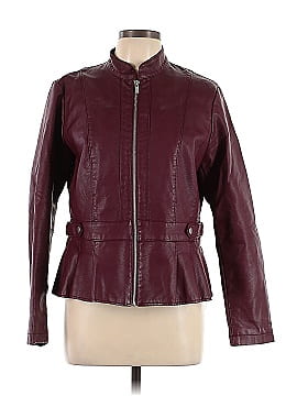 Baccini Faux Leather Jacket (view 1)